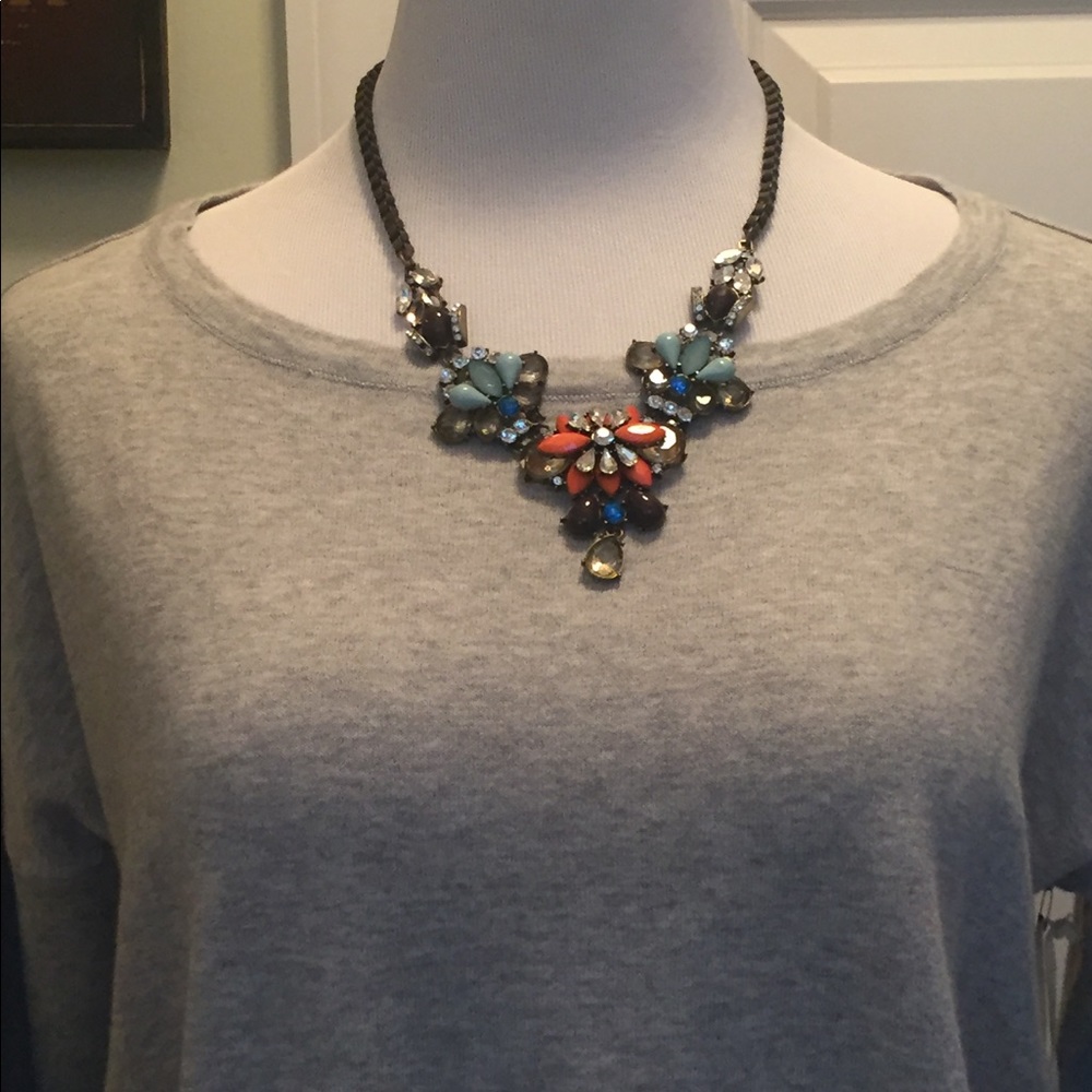 Project J cotton crew neck three quarter sweater